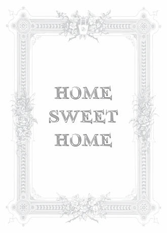 Plakat Home sweet home 159