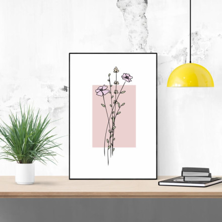 Plakat kwiaty 168