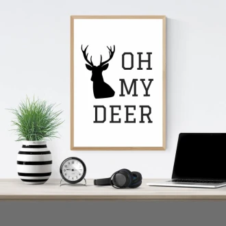 Plakat Oh my deer 007
