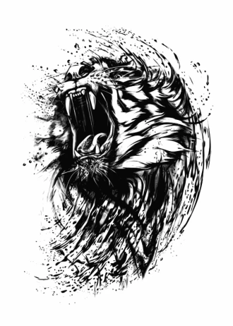 Plakat tygrys 163