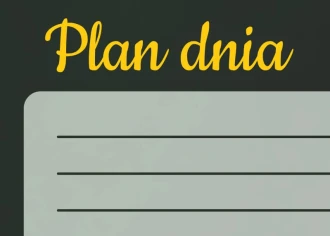 Plan dnia tablica suchościeralna biedronka 358
