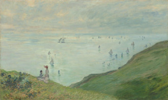 Reprodukcja Cliffs at Pourville, Claude Monet