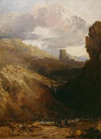 Reprodukcja Dolbadarn Castle, William Turner