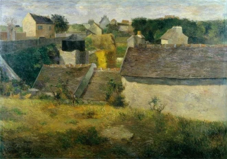Reprodukcja Houses at Vaugirard, Gauguin Paul