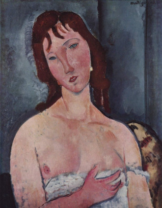 Reprodukcja Junge Frau, Amedeo Modigliani