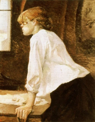 Reprodukcja La Blanchisseuse, Henri de Toulouse-Lautrec