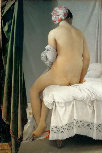 Reprodukcja La Grande baigneuse, Jean Auguste Dominique Ingres