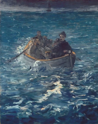 Reprodukcja L\'Evasion de Rochefor, Edouard Manet