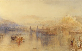 Reprodukcja Lucerne from the Lake, William Turner