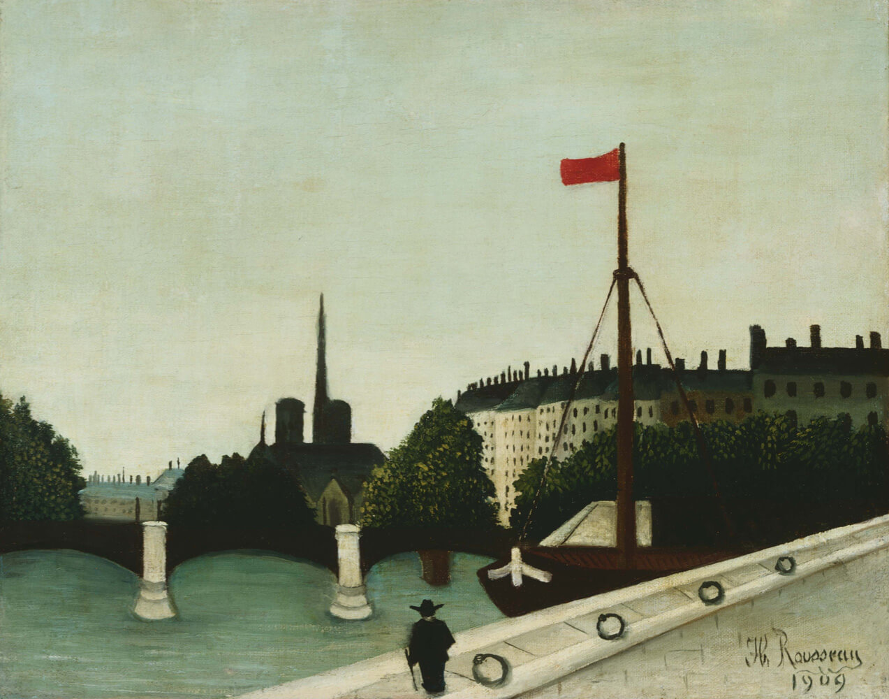 Reprodukcja Notre Dame, Henri Rousseau