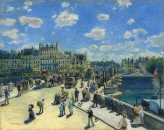 Reprodukcja Pont Neuf Paris, Renoir Auguste