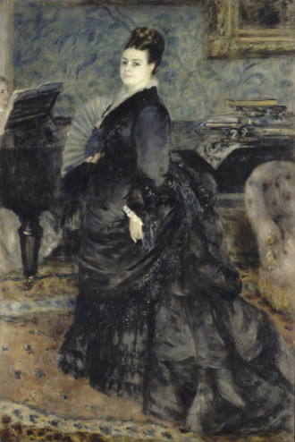 Reprodukcja Portrait of a Woman, called of Mme Georges Hartmann, Renoir Auguste