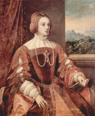 Reprodukcja Portrait of Isabella of Portugal, Tycjan