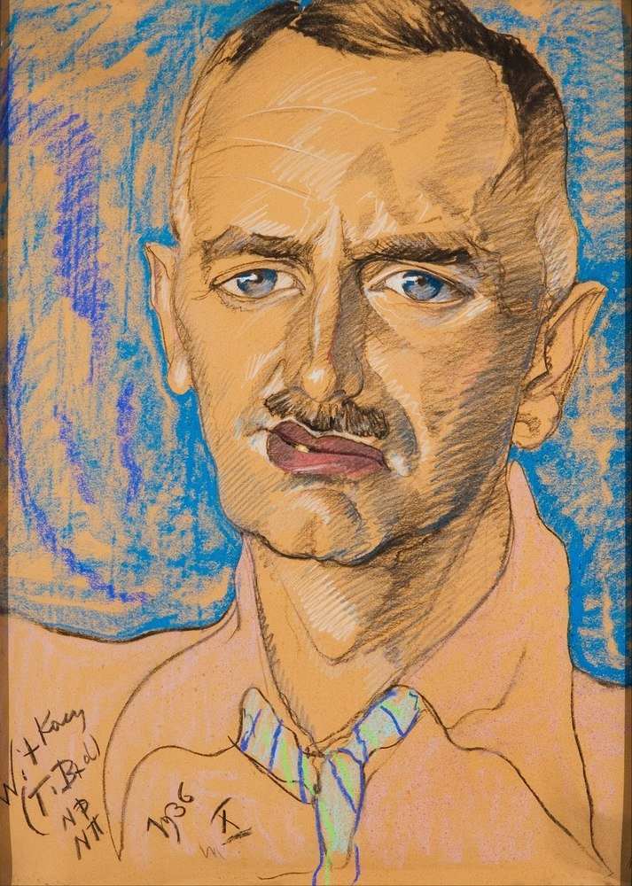 Reprodukcja Portret Mieczysława Gajewicza, Stanisław Ignacy Witkiewicz, Witkacy