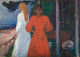 Reprodukcja Red and White, Edvard Munch