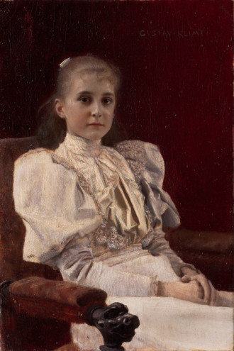 Reprodukcja Seated Young Girl, Klimt Gustav