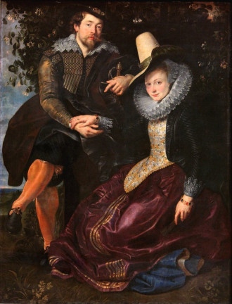 Reprodukcja Self portrait with Isabella Brandt, Peter Paul Rubens