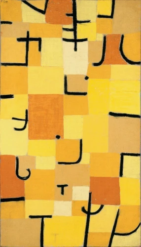 Reprodukcja Signs In Yellow, Paul Klee