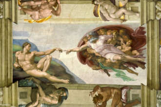 Reprodukcja The Creation of Adam, Michelangelo