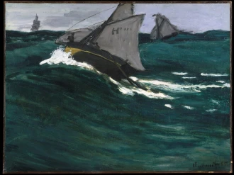 Reprodukcja The Green Wave, Claude Monet