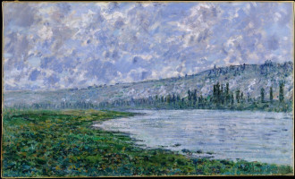 Reprodukcja The Seine at Vetheui, Claude Monet