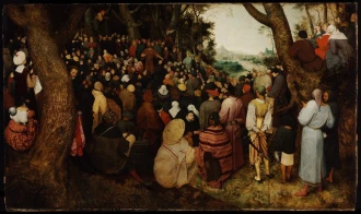 Reprodukcja The Sermon of Saint John the Baptist, Pieter Bruegel