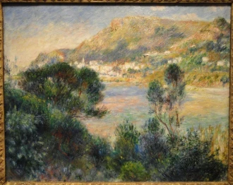 Reprodukcja View From Cap Martin of Monte Carlo, Renoir Auguste