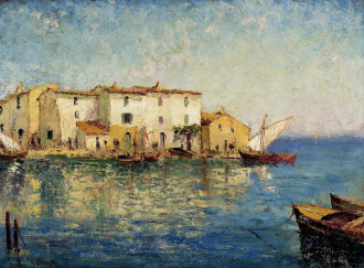 Reprodukcja View of Venice, Gierymski Aleksander