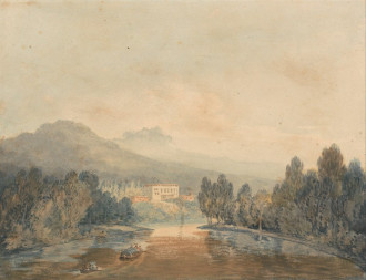 Reprodukcja Villa Salviati on the Arno, William Turner