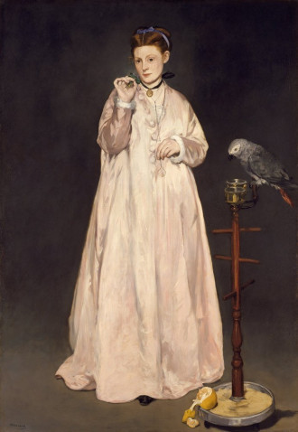 Reprodukcja Young Lady in 1866, Edouard Manet