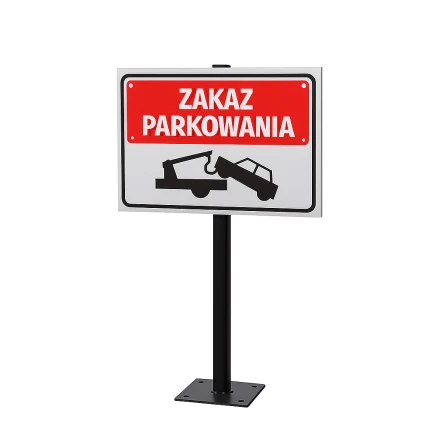 Słupek do tabliczek – 60/80 cm z podstawą