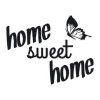 Szablon malarski 02X 13 home sweet home 1720