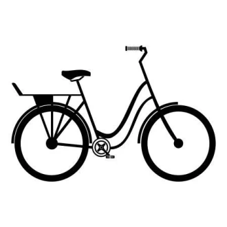 Szablon malarski rower spacerowy 2329