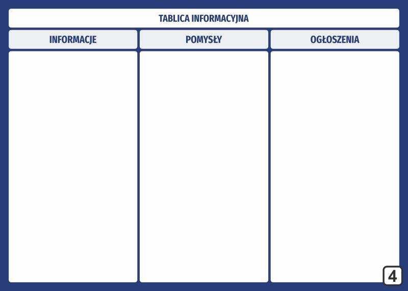 Tablica informacyjna magnetyczna suchościeralna 268