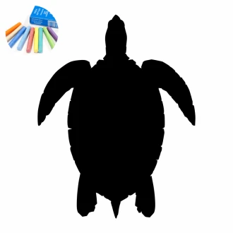 Naklejka kredowa dla dzieci żółw 365