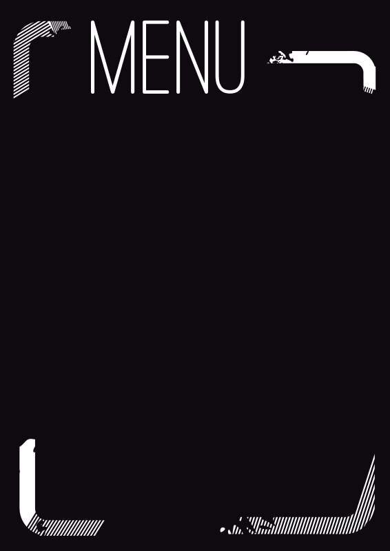 tablica kredowa z nadrukiem menu 011