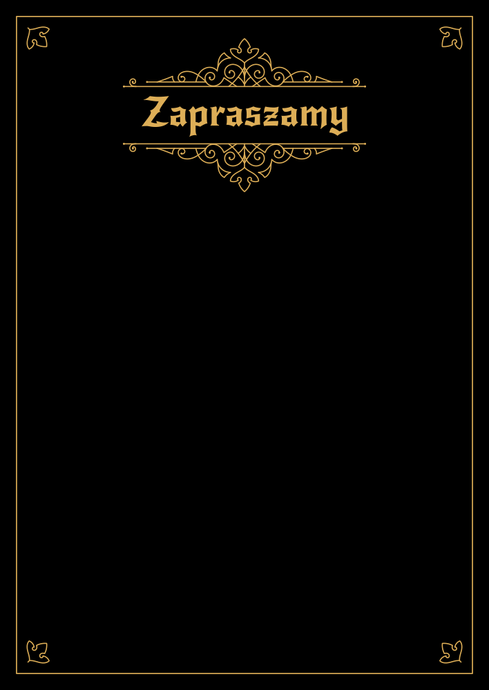 Tablica kredowa Zapraszamy 046