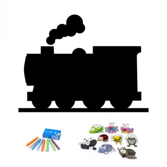Tablica magnetyczna kredowa dla dzieci lokomotywa 259