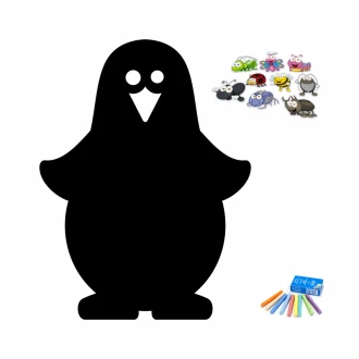 Tablica magnetyczna kredowa dla dzieci pingwin 041