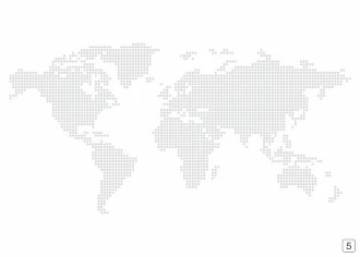 Tablica magnetyczna suchościeralna mapa świata 333