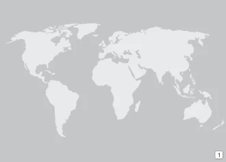 Tablica magnetyczna suchościeralna mapa świata 334