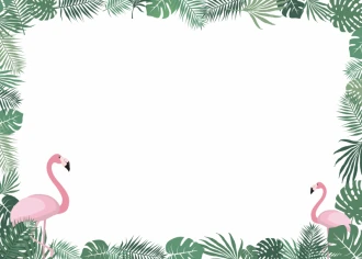 Tablica suchościeralna flamingi 497