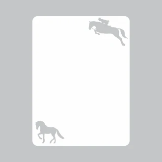 Tablica suchościeralna konie 308