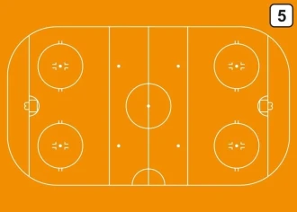 Tablica trenerska taktyczna suchościeralna 186 hokej
