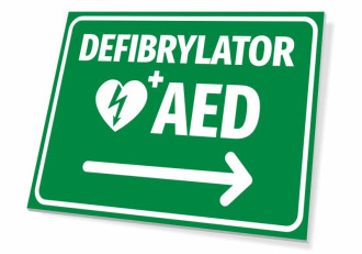 Tabliczka Defibrylator AED T560