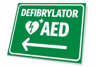 Tabliczka Defibrylator AED