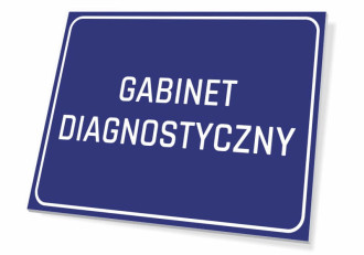 Tabliczka Gabinet diagnostyczny