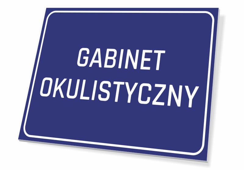 Tabliczka Gabinet okulistyczny