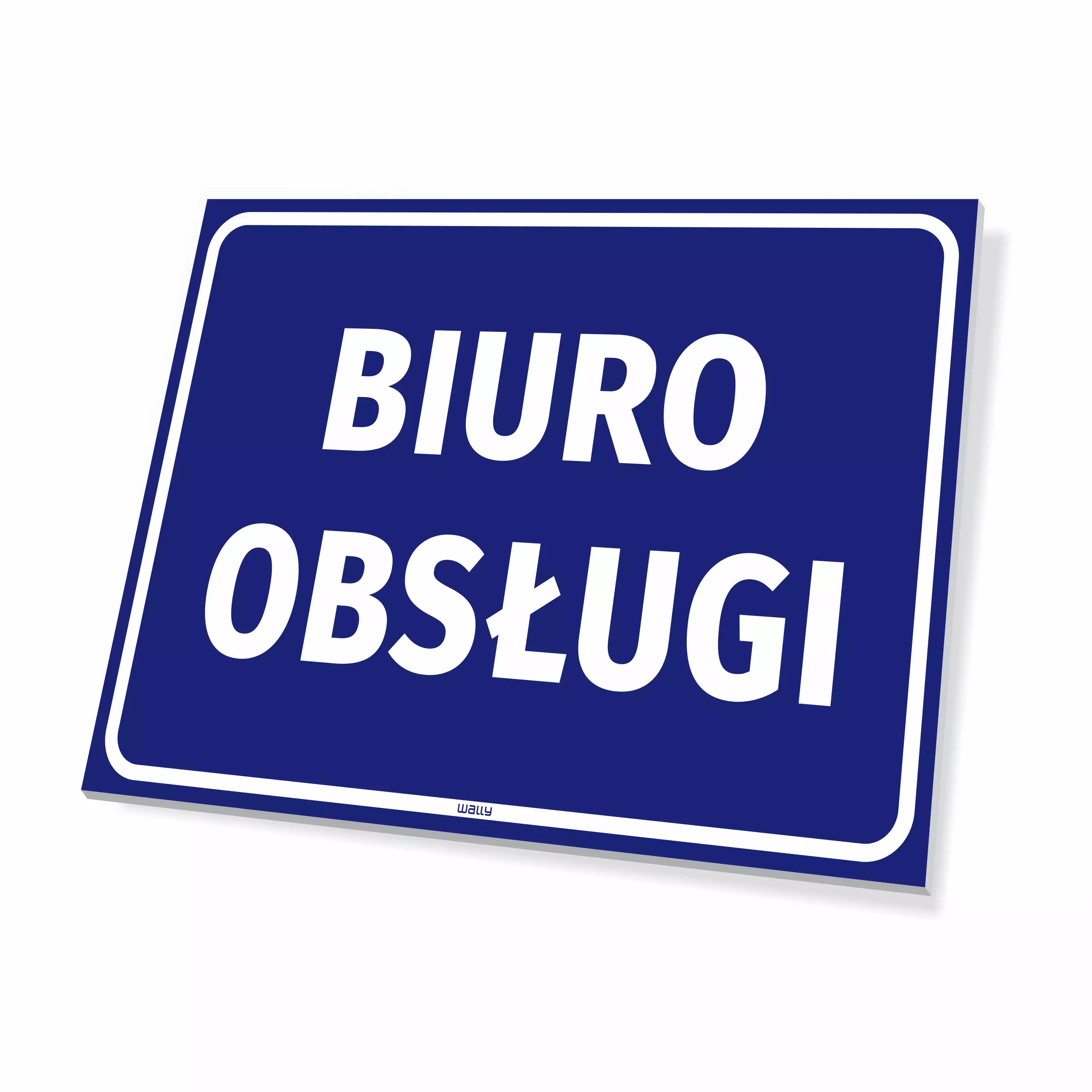 Tabliczka informacyjna: Biuro obsługi