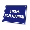 Tabliczka informacyjna Strefa rozładunku